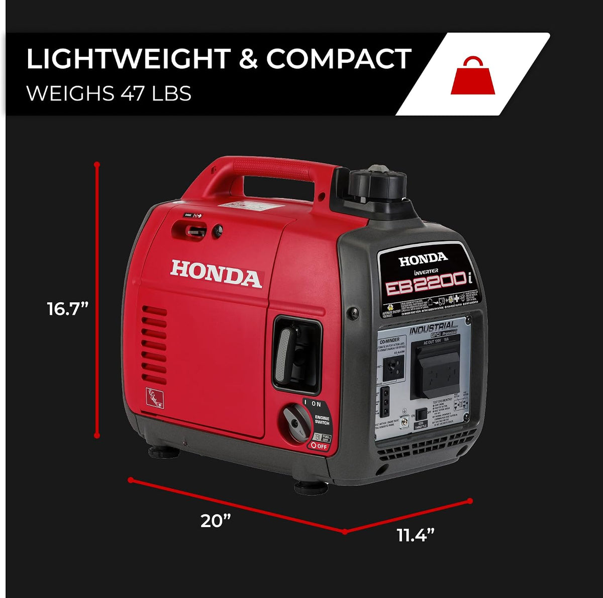 Honda EB2200ITAN 2200W Inverter Generator