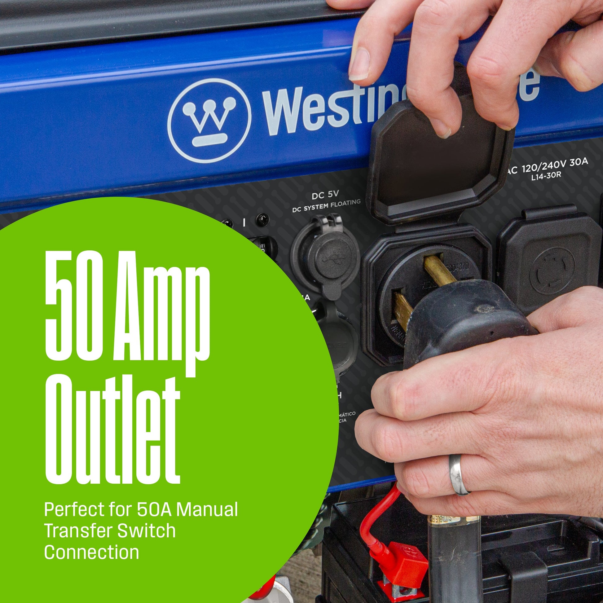 Westinghouse WGen11500DFc Dual Fuel Portable Generator 11500W