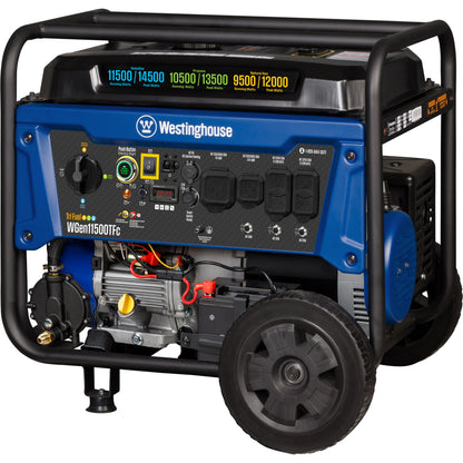 Westinghouse WGen11500TFc Tri-Fuel Portable Generator 11500W