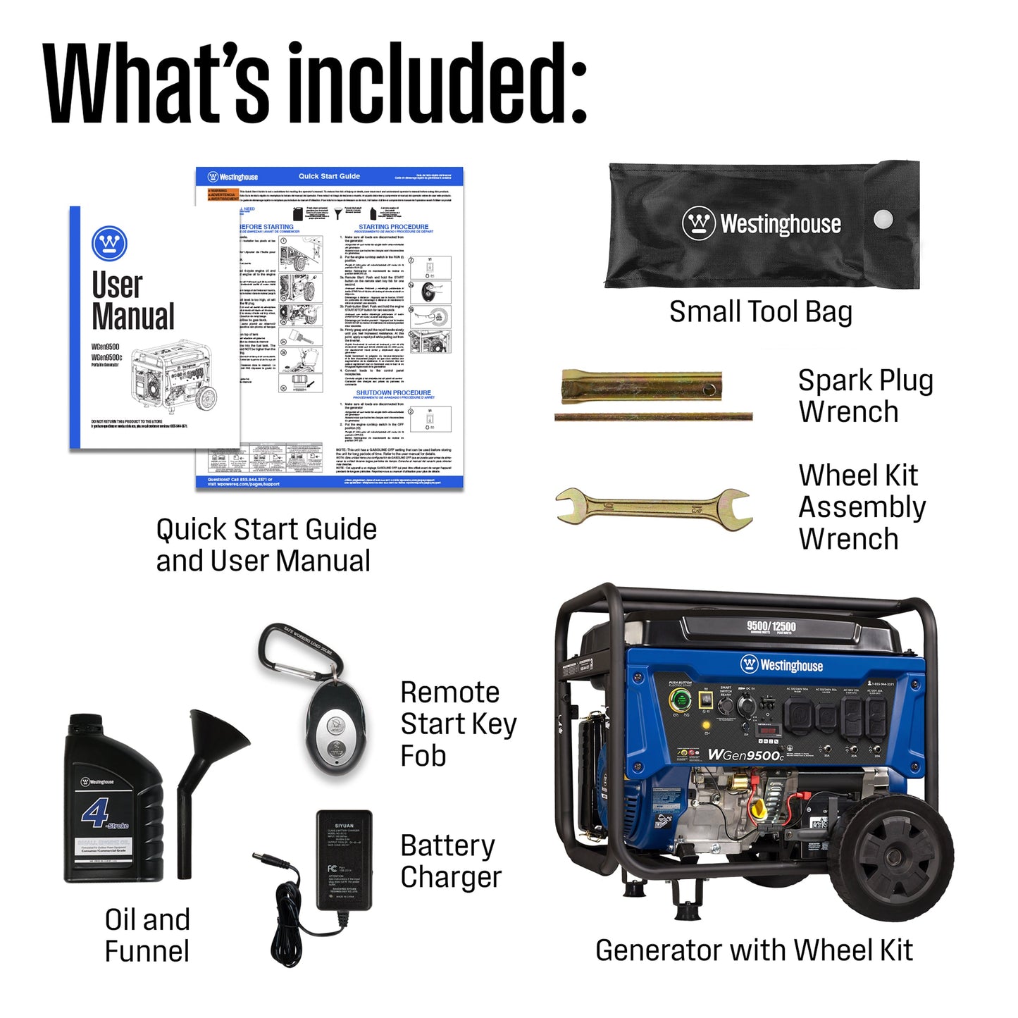 Westinghouse WGen9500c Portable Generator 9500W