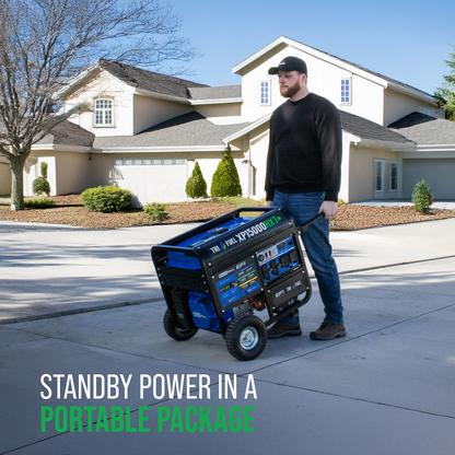 DuroMax XP15000HXT+ Tri-Fuel Portable Generator 15000W