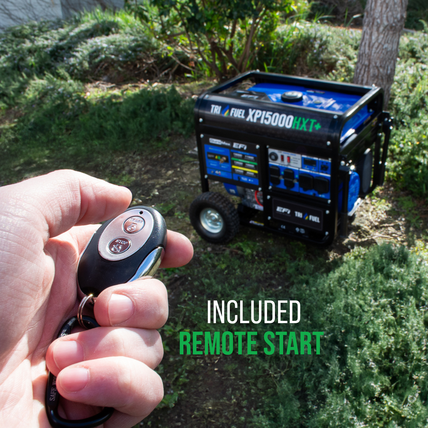 DuroMax XP15000HXT+ Tri-Fuel Portable Generator 15000W