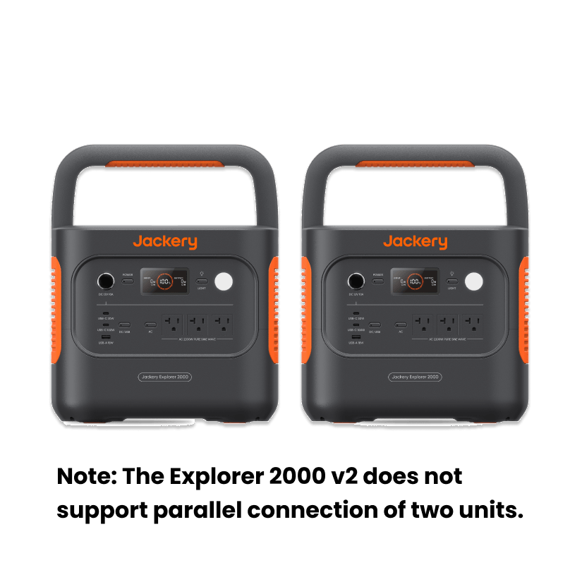Jackery Explorer 2000 v2 Portable Power Station 2042Wh