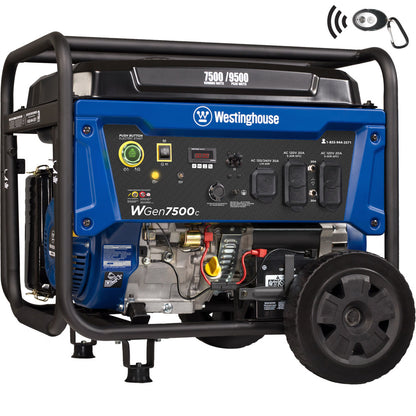 Westinghouse WGen7500c Portable Generator 7500W with CO Sensor