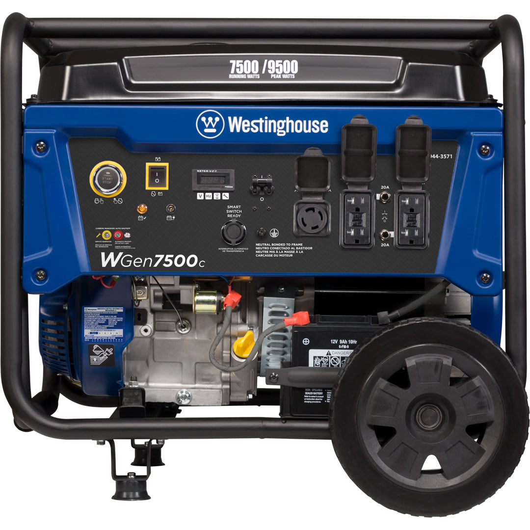 Westinghouse WGen7500c Portable Generator 7500W with CO Sensor